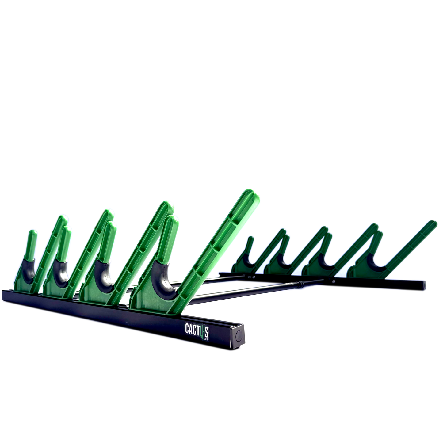 Cactus Rack holding skis for cargo roof box