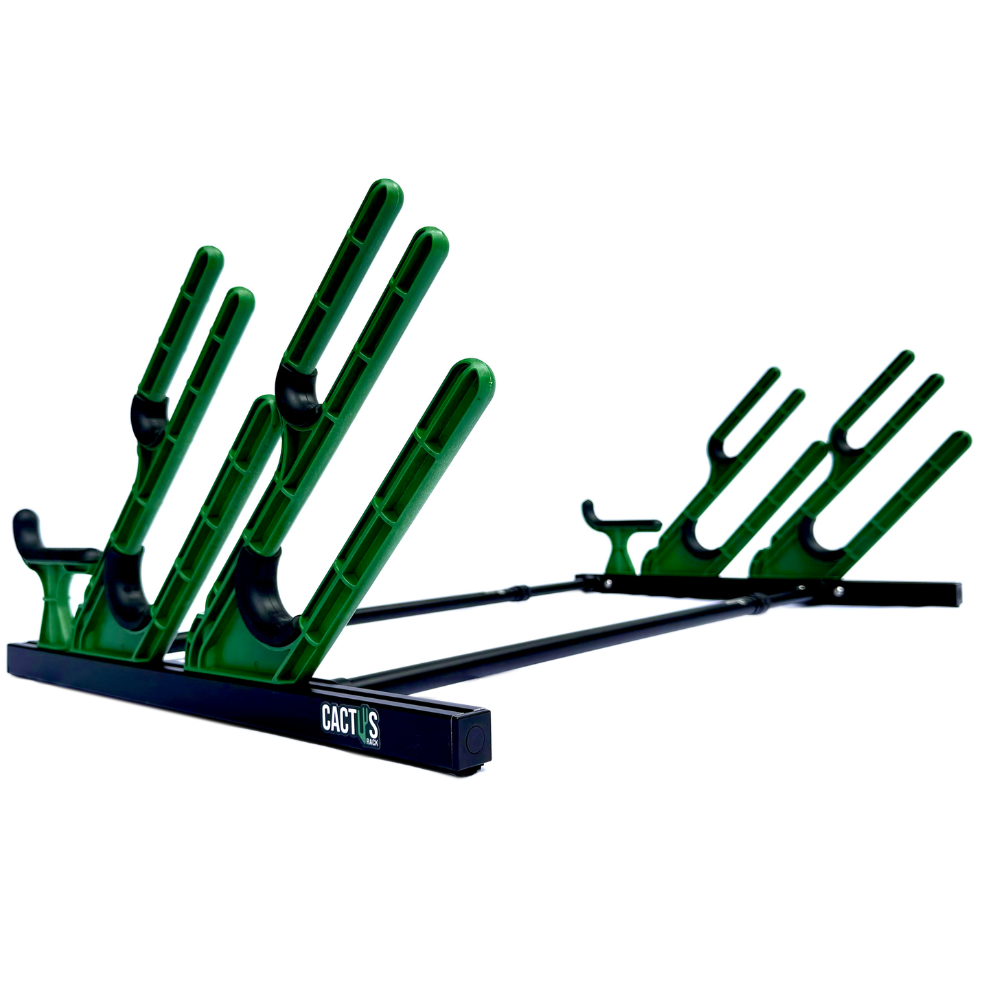 Cactus Rack holding skis for cargo roof box