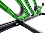 Cactus Rack holding skis for cargo roof box